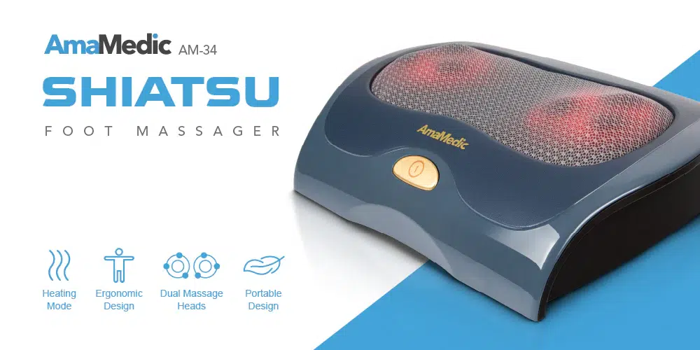 amamedic shiatsu foot massage am-34