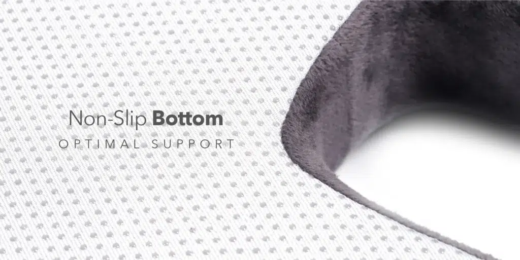 non-slip bottom for optimal support